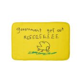 Tapis De Bain Drapeau Gadsden Gouvernement dehors REE SNEKDROITE (Devant)
