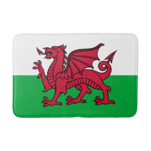 Tapis De Bain Drapeau gallois à mât de bain