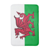 Tapis De Bain Drapeau gallois à mât de bain (Devant (Vertical))