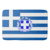 Tapis De Bain Drapeau grec (Devant)