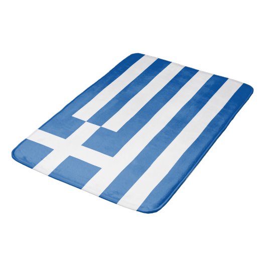 Tapis De Bain Drapeau Grèce (Angle)