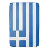 Tapis De Bain Drapeau Grèce (devant Vertical)