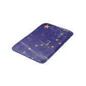 Tapis De Bain Drapeau grunge de l'Alaska (Angle)