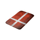Tapis De Bain Drapeau grunge du Danemark (Angle)