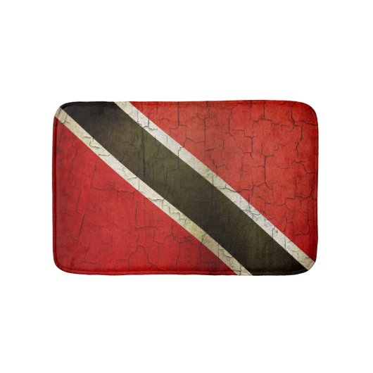 Tapis De Bain Drapeau grunge du Trinidad-et-Tobago (Devant)