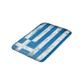 Tapis De Bain Drapeau grunge grec (Angle)