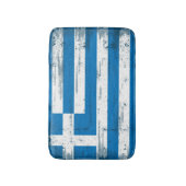 Tapis De Bain Drapeau grunge grec (Devant (Vertical))