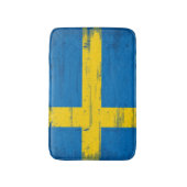 Tapis De Bain Drapeau grunge suédois (Devant (Vertical))