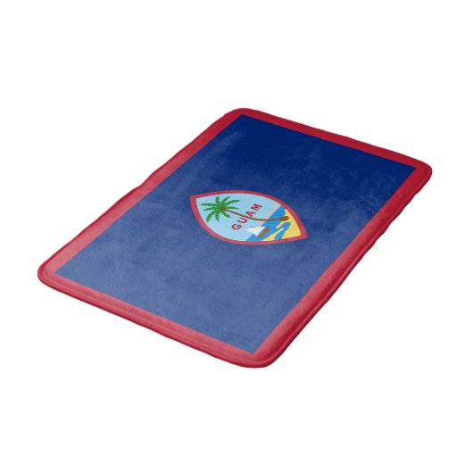 Tapis De Bain Drapeau Guam (Angle)