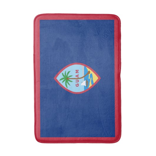 Tapis De Bain Drapeau Guam (Devant (Vertical))