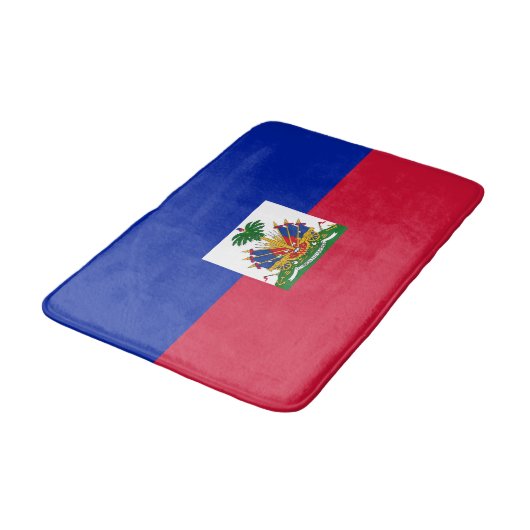 Tapis De Bain Drapeau Haïti (Angle)