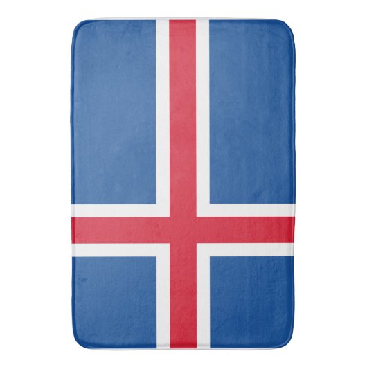 Tapis De Bain Drapeau Islande (devant Vertical)