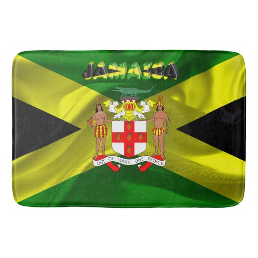Tapis De Bain Drapeau jamaïcain (Devant)