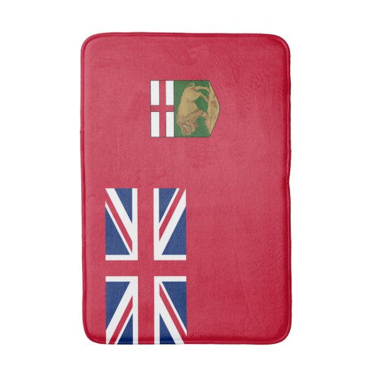 Tapis De Bain Drapeau Manitoba (Devant (Vertical))