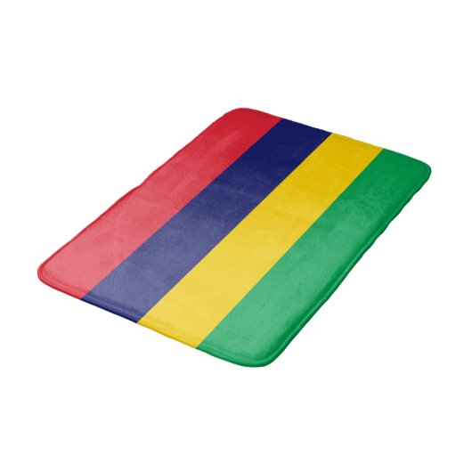 Tapis De Bain Drapeau Maurice (Angle)