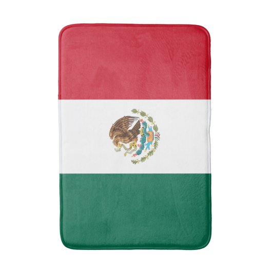 Tapis De Bain Drapeau mexicain (Devant (Vertical))