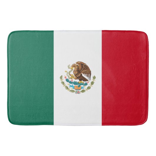 Tapis De Bain Drapeau mexicain (Mexique) (Devant)
