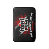 Tapis De Bain Drapeau Motif Trini 2D Bone Trinité-et-Tobago (Devant (Vertical))