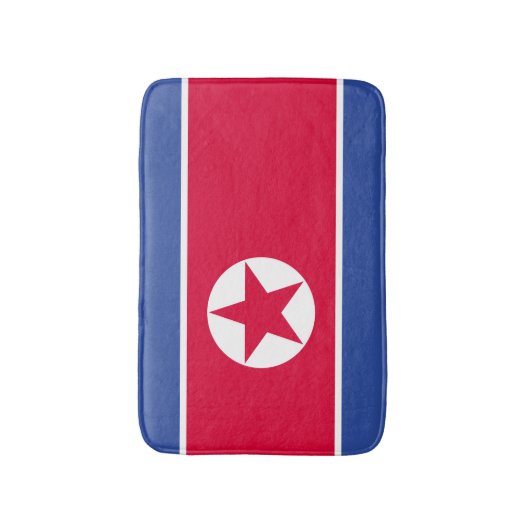 Tapis De Bain Drapeau nord-coréen (Devant (Vertical))
