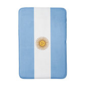 Tapis De Bain Drapeau patriotique argentin (Devant (Vertical))