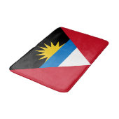 Tapis De Bain Drapeau patriotique d'Antigua-et-Barbuda (Angle)