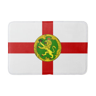 Tapis De Bain Drapeau patriotique d'Aurigny