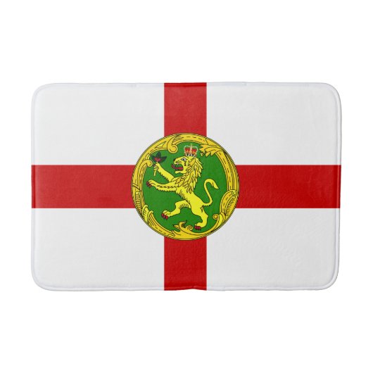 Tapis De Bain Drapeau patriotique d'Aurigny (Devant)