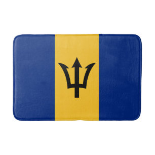 Tapis De Bain Drapeau patriotique de la Barbade
