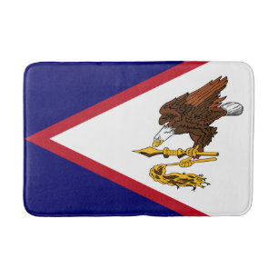 Tapis De Bain Drapeau patriotique des Samoa américaines
