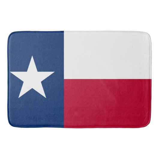 Tapis De Bain Drapeau patriotique d'état du Texas (Devant)