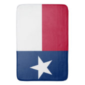Tapis De Bain Drapeau patriotique d'état du Texas (devant Vertical)