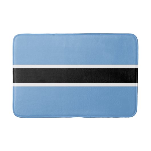 Tapis De Bain Drapeau patriotique du Botswana (Devant)