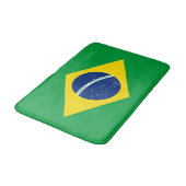 Tapis De Bain Drapeau patriotique du Brésil (Angle)