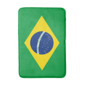 Tapis De Bain Drapeau patriotique du Brésil (Devant (Vertical))