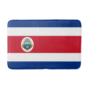 Tapis De Bain Drapeau patriotique du Costa Rica