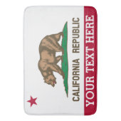 Tapis De Bain Drapeau personnalisé de la Californie (devant Vertical)