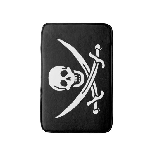 Tapis De Bain Drapeau pirate (Devant (Vertical))