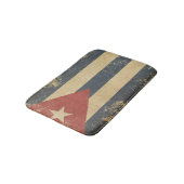 Tapis De Bain Drapeau plat âgé par Cubain (Angle)