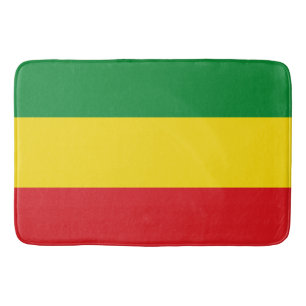 Tapis De Bain Drapeau rastafari éthiopien Rasta