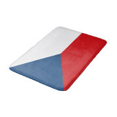 Tapis De Bain Drapeau République tchèque (Angle)