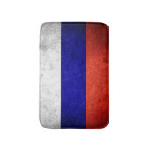 Tapis De Bain Drapeau russe grunge (Devant (Vertical))