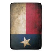 Tapis De Bain Drapeau rustique patriotique du Texas (devant Vertical)