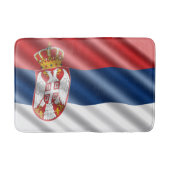 Tapis De Bain Drapeau serbe (Devant)