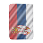 Tapis De Bain Drapeau serbe (Devant (Vertical))
