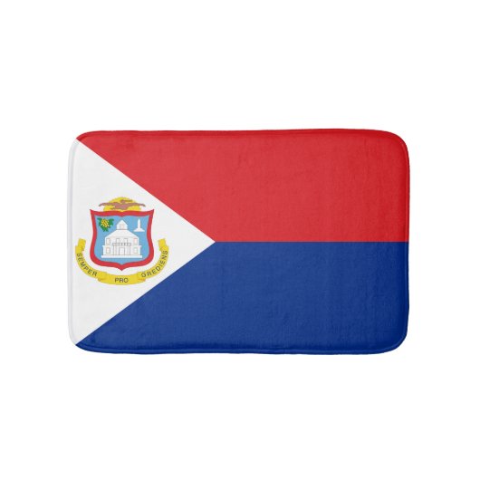 Tapis De Bain Drapeau Sint Maarten (Devant)