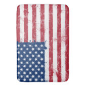 Tapis De Bain Drapeau Splatter Peint USA (devant Vertical)