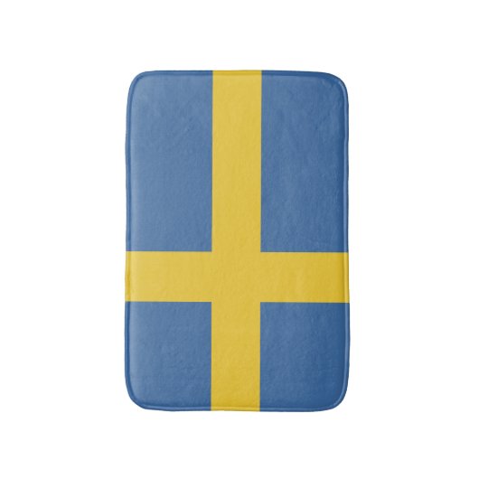 Tapis De Bain Drapeau suédois (Devant (Vertical))