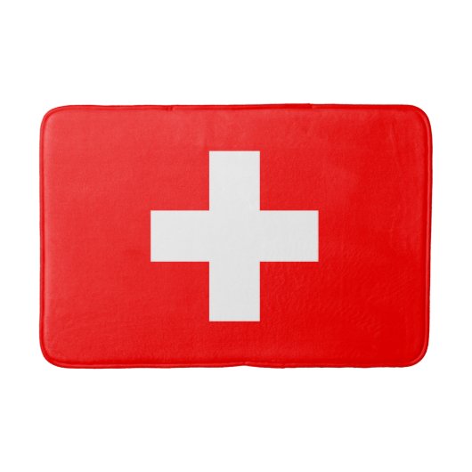 Tapis De Bain Drapeau suisse (Suisse) (Devant)