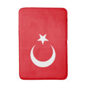Tapis De Bain Drapeau turc (Turquie) (Devant (Vertical))