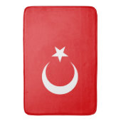 Tapis De Bain Drapeau Turquie (devant Vertical)